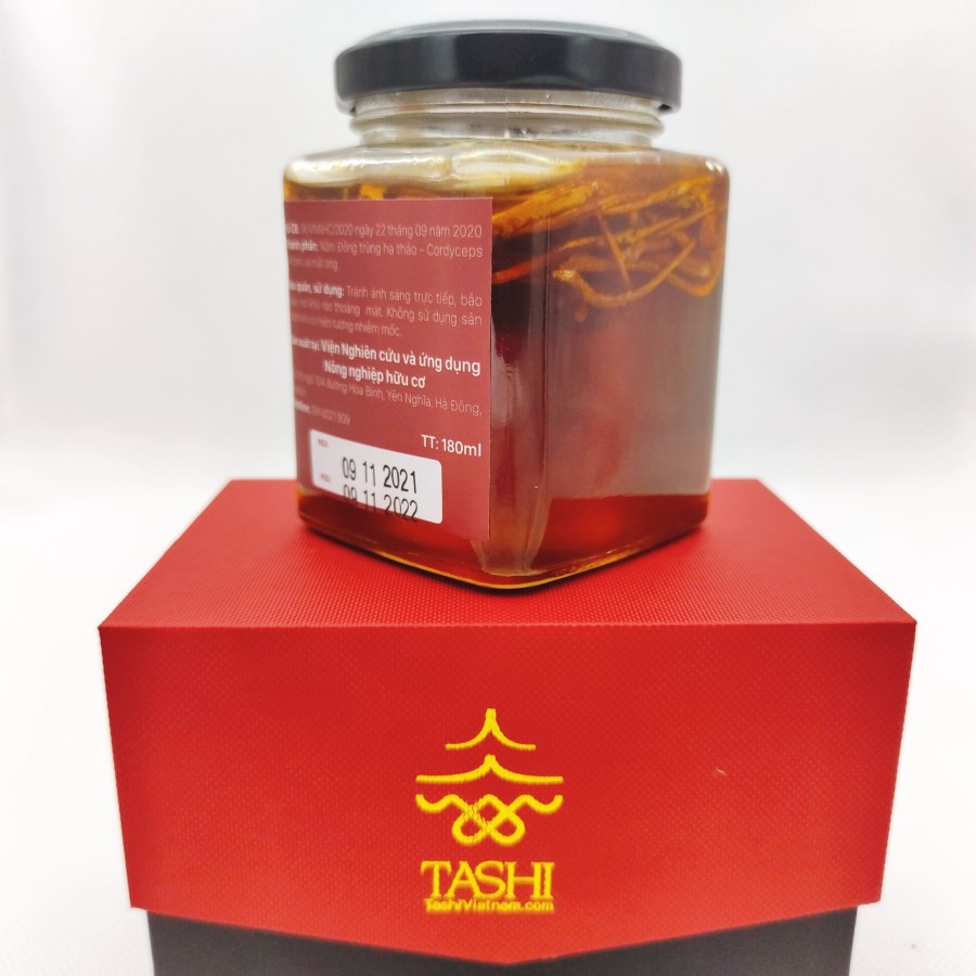 Đông trùng hạ thảo ngâm mật ong TASHI 180ml
