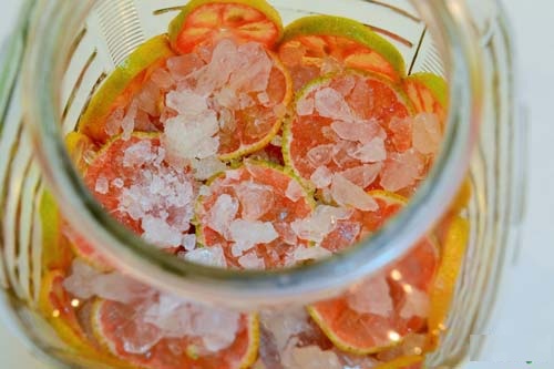 mật ong chanh đào chữa ho