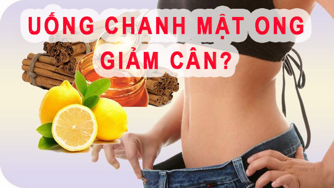 uống chanh mật ong giảm cân